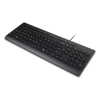 Teclado Lenovo 4Y41R64666 hogar/oficina USB finlandés, sueco negro