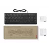 Teclado Lenovo 4Y41R64666 hogar/oficina USB finlandés, sueco negro