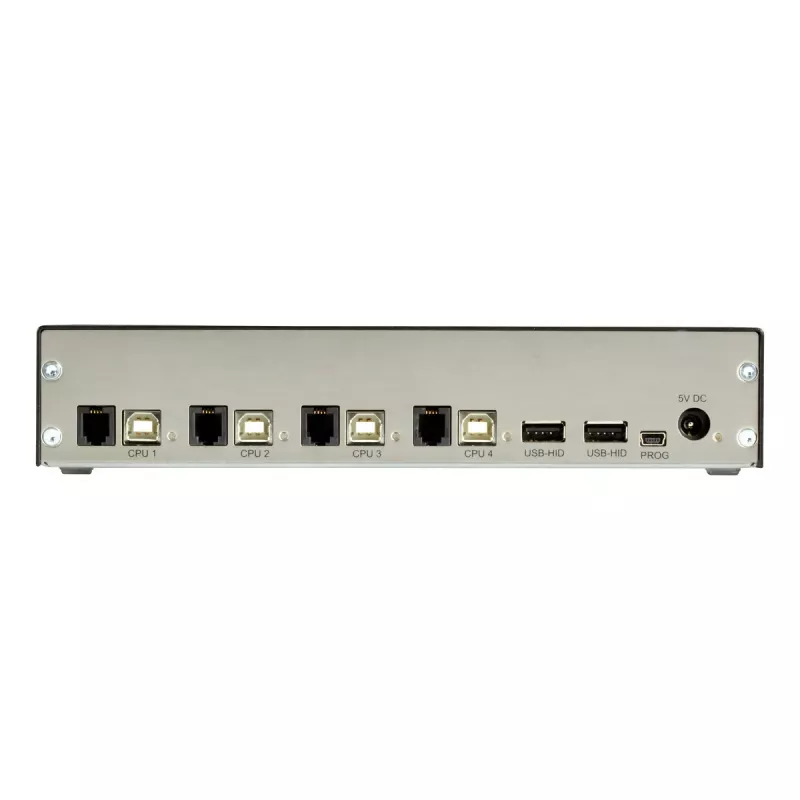 Conmutador KVM Black Box ACX1004A-HID2 teclado y ratón USB negro
