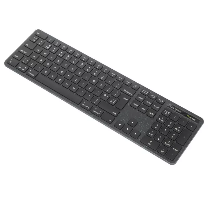 Teclado Targus EcoSmart AKB873NO universal RF inalámbrico + Bluetooth QWERTY nórdico negro