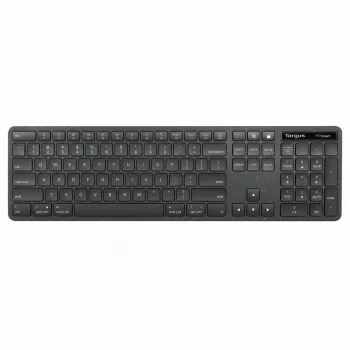 Targus EcoSmart AKB874NO teclado con cable de tamaño completo, USB, QWERTY nórdico, antimicrobiano, negro