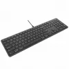 Targus EcoSmart AKB874NO teclado con cable de tamaño completo, USB, QWERTY nórdico, antimicrobiano, negro