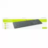 Targus EcoSmart AKB874NO teclado con cable de tamaño completo, USB, QWERTY nórdico, antimicrobiano, negro