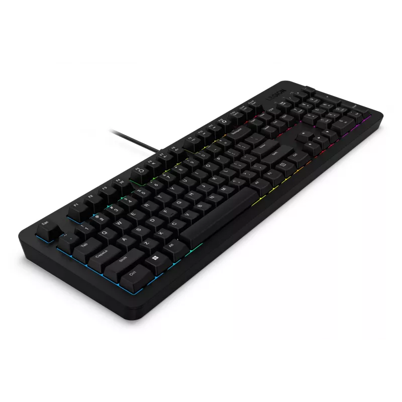 Lenovo Legion K310 RGB teclado gaming, USB, distribución inglés EE. UU., negro, de membrana