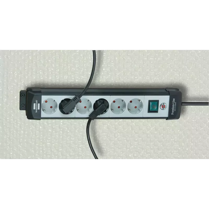 Alargador de corriente Brennenstuhl 1951500100 3m 10 tomas AC negro gris