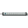 Alargador de corriente Brennenstuhl 1951500100 3m 10 tomas AC negro gris