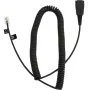 Cable telefónico Jabra 8800-01-06 QD Standard 0,5 m negro