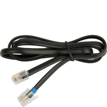 Cable de teléfono Jabra (cable plano con conector modular estándar RJ9 a RJ9)
