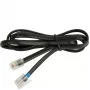 Cable de teléfono Jabra (cable plano con conector modular estándar RJ9 a RJ9)