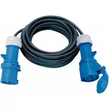 Alargador de corriente Brennenstuhl 1167650110 10m 1 toma AC para exterior Negro Azul
