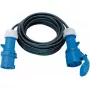 Alargador de corriente Brennenstuhl 1167650110 10m 1 toma AC para exterior Negro Azul