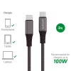 Cable USB 4smarts 456267 3 m USB-C Negro 0,48 Gbit/s
