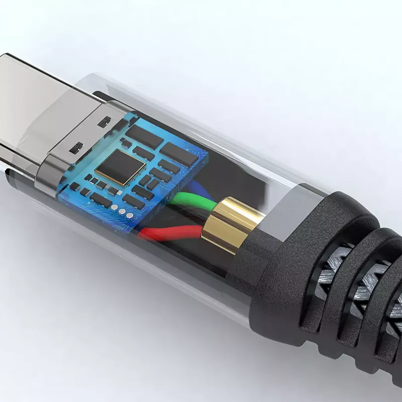 Cable USB 4smarts 456267 3 m USB-C Negro 0,48 Gbit/s