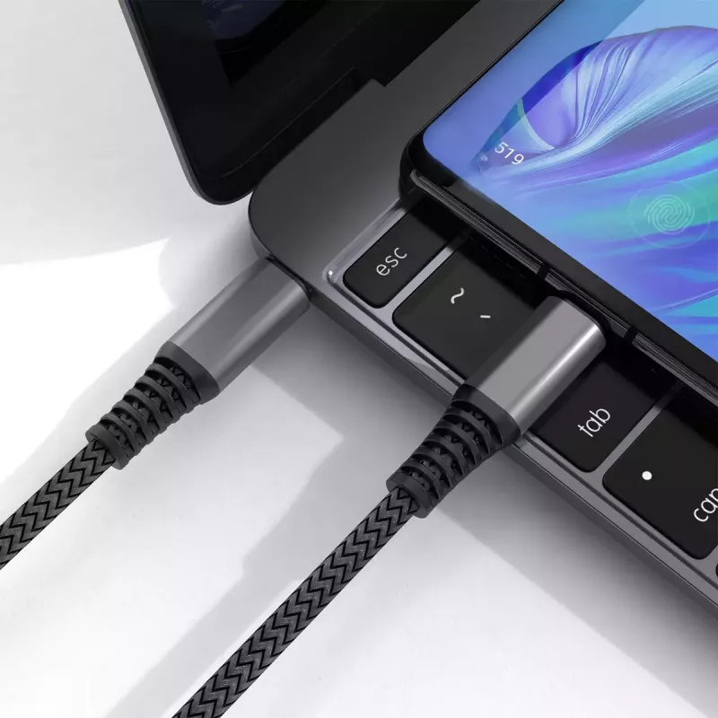 Cable USB 4smarts 456267 3 m USB-C Negro 0,48 Gbit/s