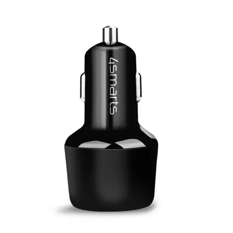 Cargador de coche 4smarts VoltRoad Ultimate para portátiles, smartphones y tablets con función de carga rápida