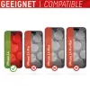 Protector de pantalla Displex (10H) + funda para Apple iPhone 14, marco de montaje Eco, + funda, cristal templado, lámina protectora resistente a arañazos