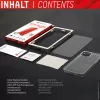 Protector de pantalla Displex (10H) + funda para Apple iPhone 14, marco de montaje Eco, + funda, cristal templado, lámina protectora resistente a arañazos