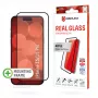 Displex Full Cover protector de pantalla de cristal (10H) para Apple iPhone 15/15 Pro, marco de montaje Eco, Full Cover