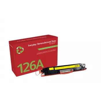 Tóner amarillo remanufacturado Everyday™ by Xerox compatible con HP 126A (CE312A), capacidad estándar