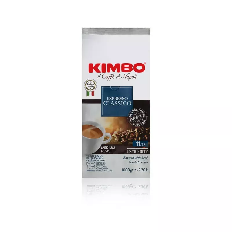 KIMBO 014089 Espresso Classico café en grano 1 kg tueste medio