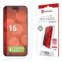 Protector de pantalla Displex + funda para Apple iPhone 16, marco de montaje Eco, resistente a arañazos