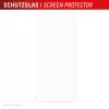 Protector de pantalla Displex (10H) para Apple iPhone 15/15 Pro/16, marco de montaje Eco, resistente a arañazos