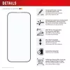 Displex Premium lámina protectora de pantalla (Full Cover, 10H) para Apple iPhone 16, marco de montaje Eco, Full Cover