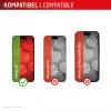 Displex Premium lámina protectora de pantalla (Full Cover, 10H) para Apple iPhone 16, marco de montaje Eco, Full Cover