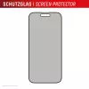 Protector de pantalla con filtro de privacidad Displex (10H) para Apple iPhone 16, marco de montaje Eco, filtro de privacidad