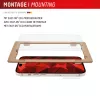 Protector de pantalla Displex (10H) para Apple iPhone 16 Pro, marco de montaje Eco, resistente a arañazos