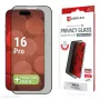 Protector de pantalla con filtro de privacidad Displex (10H) para Apple iPhone 16 Pro, marco de montaje Eco, filtro de privacidad