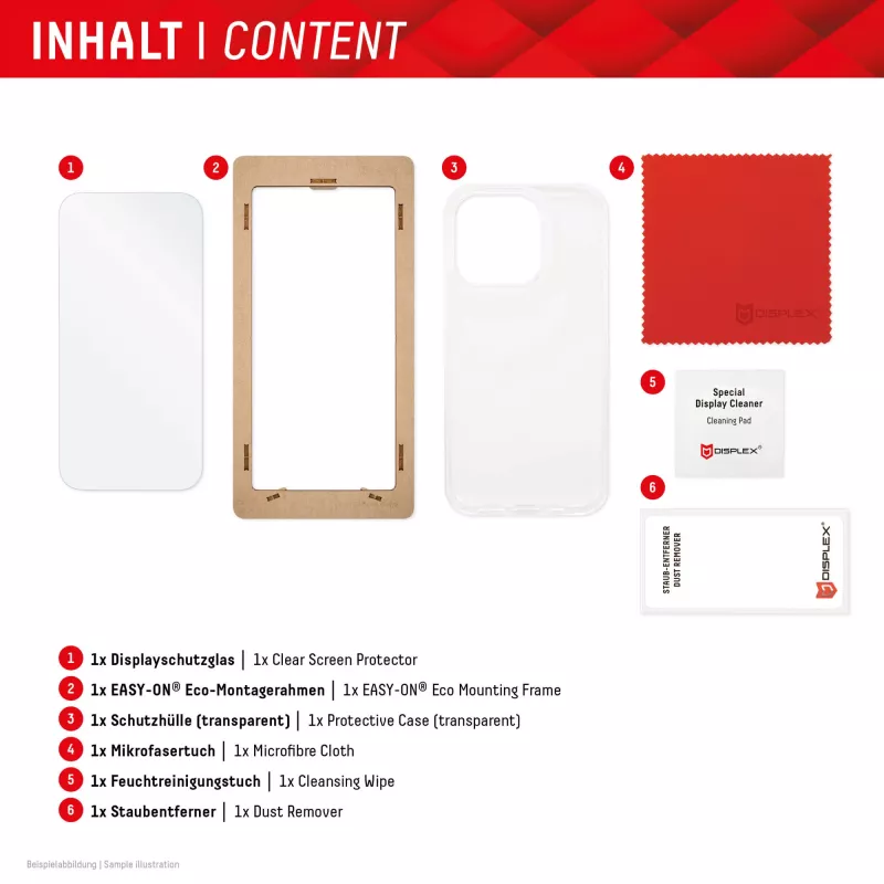 Protector de pantalla Displex + funda para Samsung Galaxy A55 5G, marco de montaje Eco, resistente a arañazos