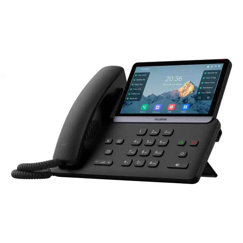 Teléfono IP Yealink SIP-T77U pantalla táctil de 7 pulgadas, audio HD, teléfono de sobremesa SIP