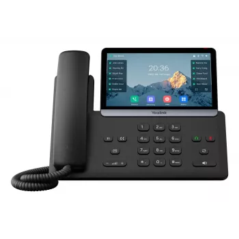 Teléfono IP Yealink SIP-T77U pantalla táctil de 7 pulgadas, audio HD, teléfono de sobremesa SIP