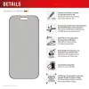 Protector de pantalla de privacidad Displex (10H) para Apple iPhone Air, marco de montaje Eco, filtro de privacidad