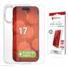 Lámina protectora de pantalla + funda Displex para Apple iPhone 17, marco de montaje Eco, resistente a arañazos