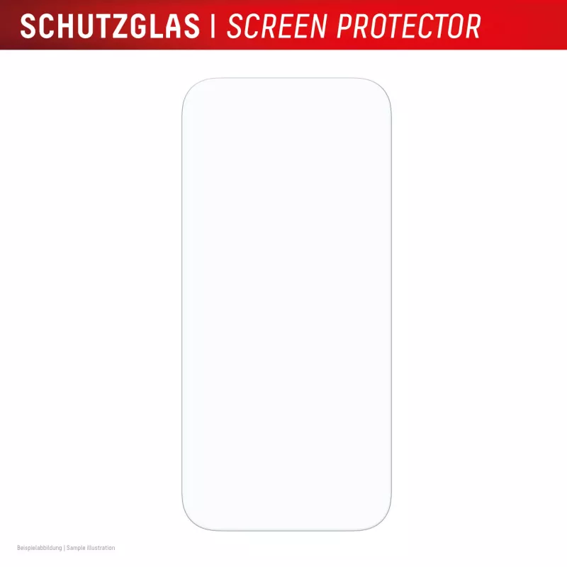 Lámina protectora de pantalla + funda Displex para Apple iPhone 17, marco de montaje Eco, resistente a arañazos