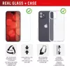 Lámina protectora de pantalla + funda Displex para Apple iPhone Air, marco de montaje Eco, resistente a arañazos