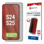 Protector de pantalla Displex (10H) para Samsung Galaxy S24/S25, marco de montaje Eco, filtro de privacidad