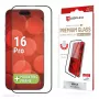 Protector de pantalla Displex Premium Anti-Reflex (cobertura total antirreflejo, 10H) para Apple iPhone 16 Pro, marco de montaje Eco, cobertura total