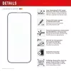 Protector de pantalla Displex Premium Anti-Reflex (cobertura total antirreflejo, 10H) para Apple iPhone 16 Pro, marco de montaje Eco, cobertura total