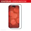Protector de pantalla Displex Premium Anti-Reflex (cobertura total antirreflejo, 10H) para Apple iPhone 16 Pro, marco de montaje Eco, cobertura total