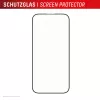 Protector de pantalla Displex Premium Anti-Reflex (cobertura total antirreflejo, 10H) para Apple iPhone 16 Pro, marco de montaje Eco, cobertura total