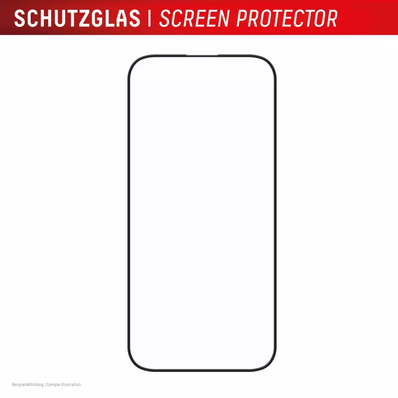 Protector de pantalla Displex Premium Anti-Reflex (cobertura total antirreflejo, 10H) para Apple iPhone 16 Pro, marco de montaje Eco, cobertura total