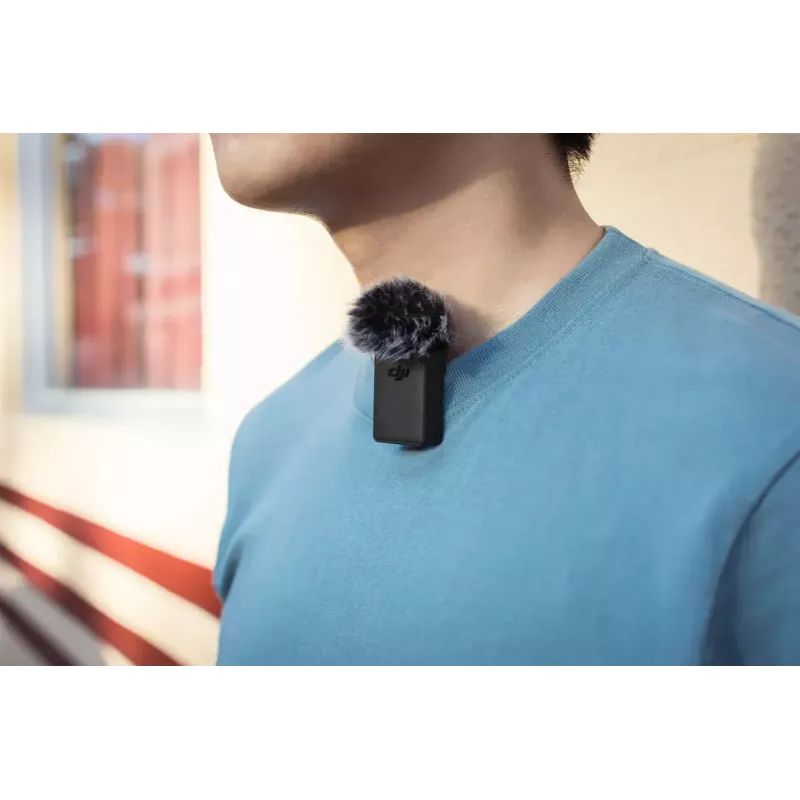 Transmisor de micrófono inalámbrico DJI para Osmo Pocket 2, con parabrisas