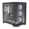 Caja de ordenador Darkflash FT418 PRO, ATX, negra