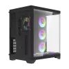 Caja de ordenador Darkflash FT418 PRO, ATX, negra