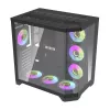 Caja de ordenador Darkflash FT418 PRO, ATX, negra