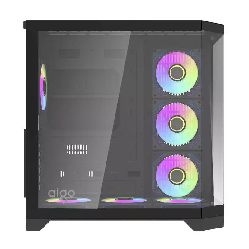 Caja de ordenador Darkflash FT418 PRO, ATX, negra