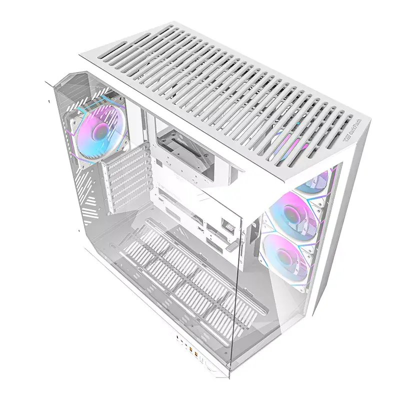 Caja para ordenador Darkflash DY470 ATX Blanca